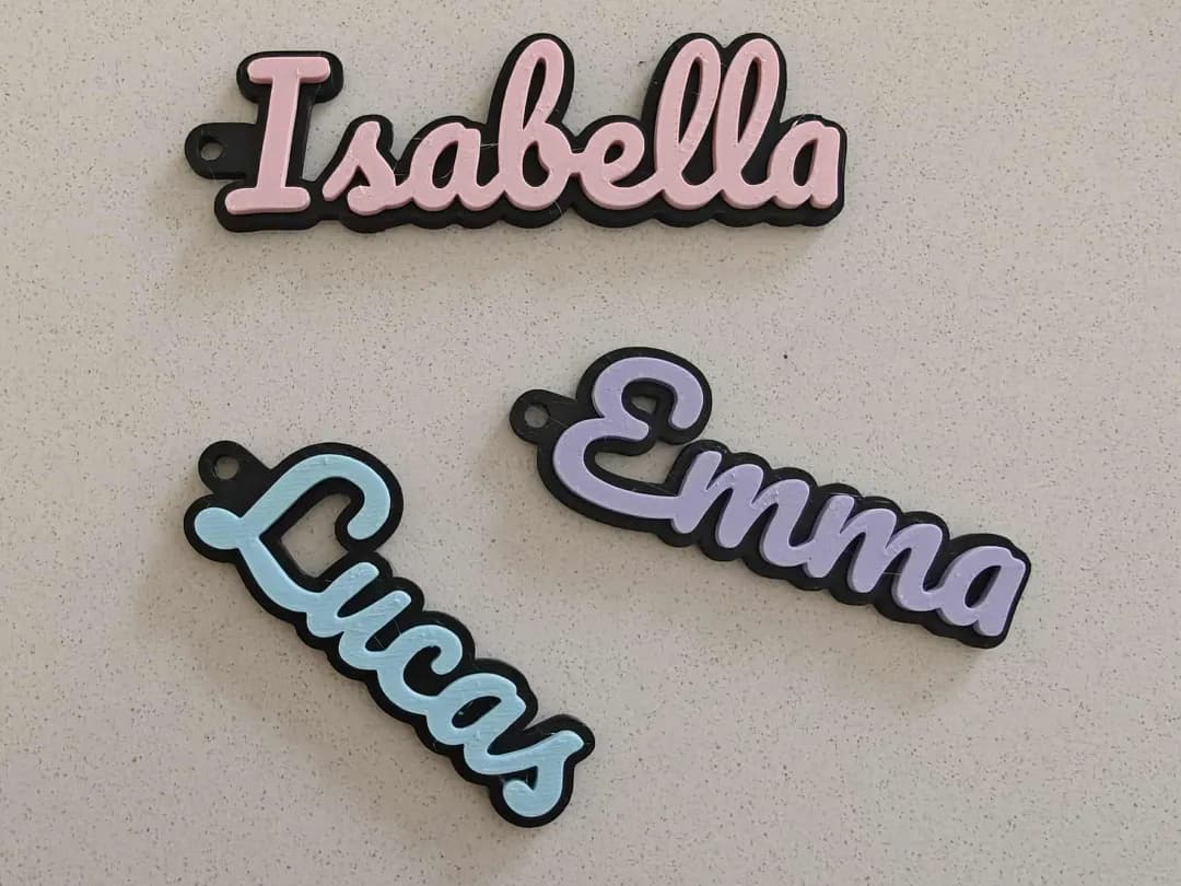 Chaveiro de Nome Personalizável