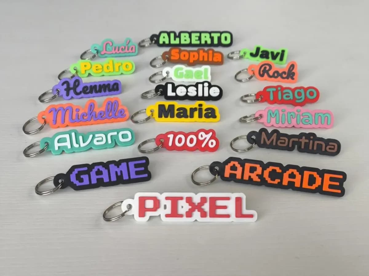 Chaveiro de Nome com Borda