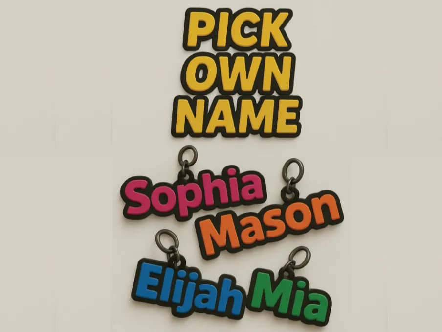 Chaveiro Personalizado com 1500+ Fontes