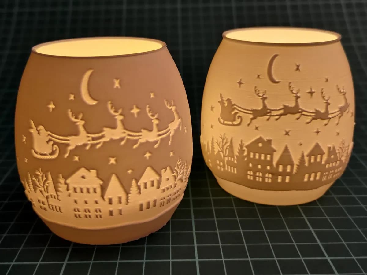 Luminária Papai Noel