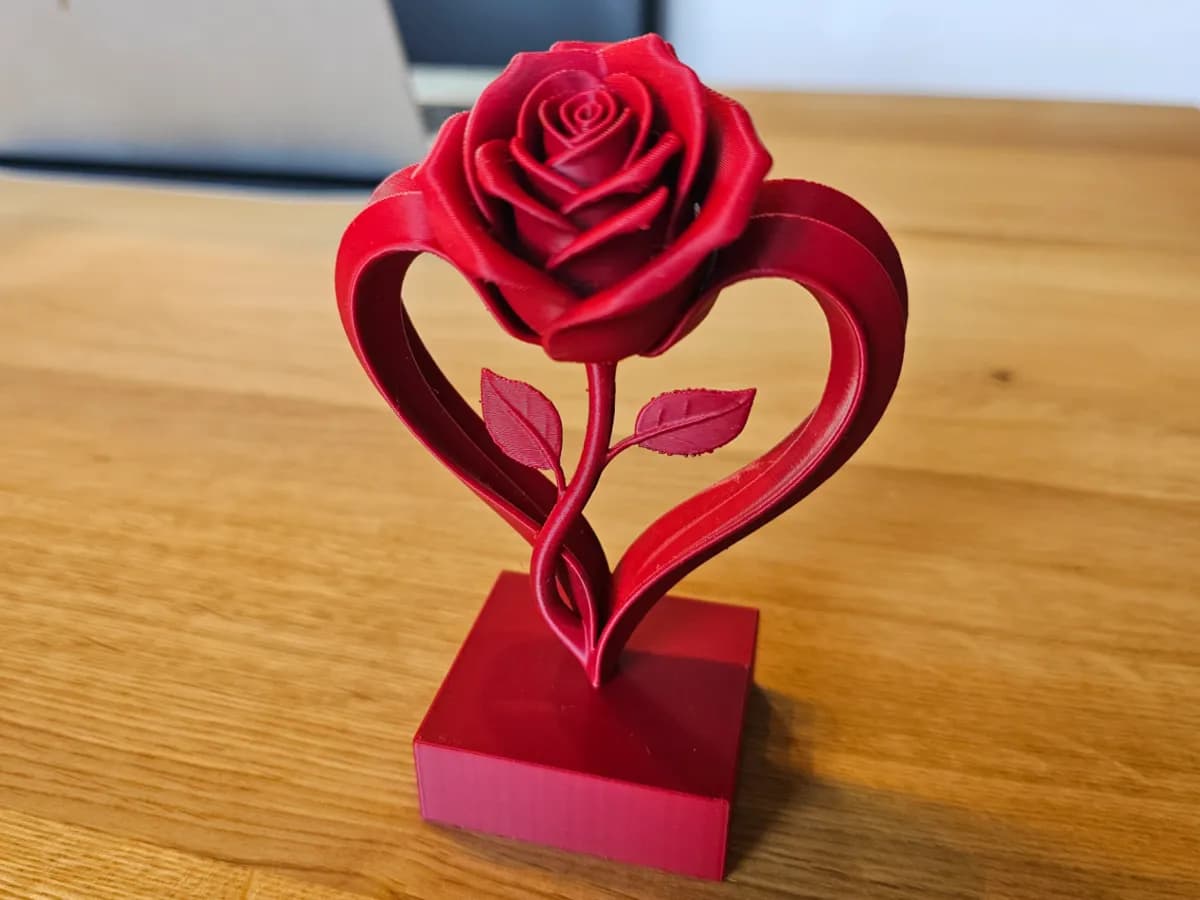 Rosa Eterna Coração