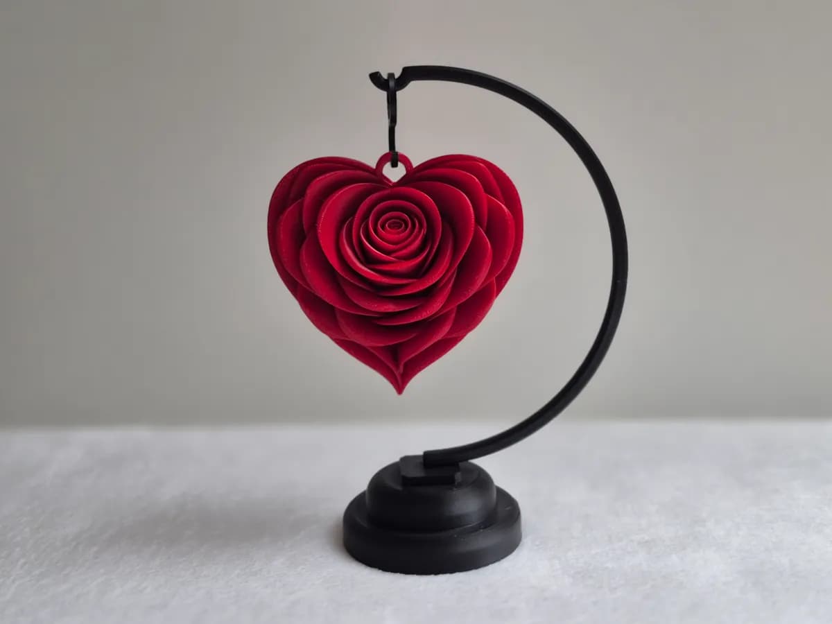 Rosa com Suporte