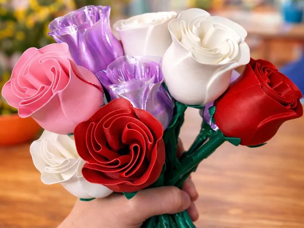 Rosa com Haste