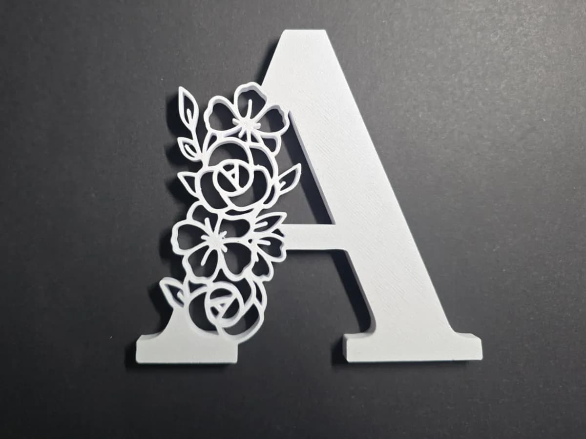 Letras Decorativas 3D (A-Z)