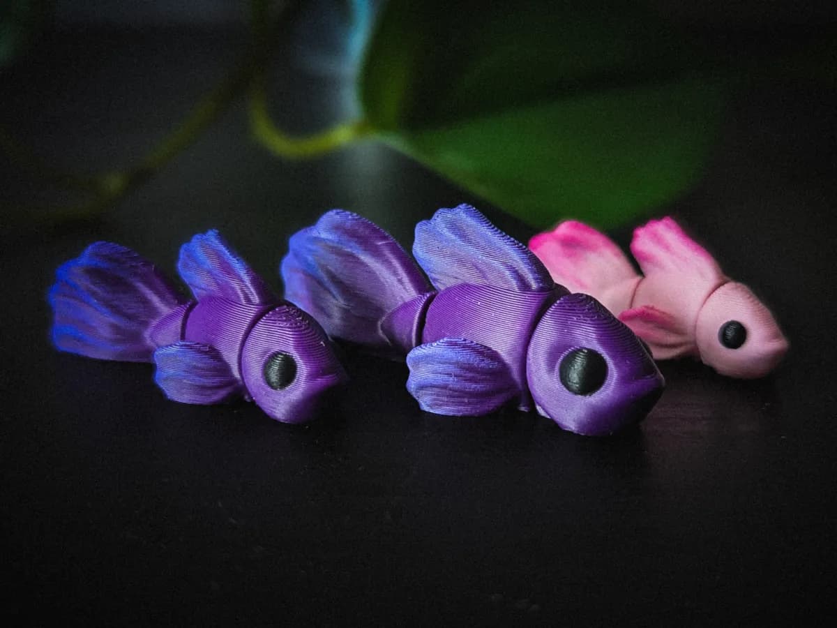 Peixe Betta Flexível