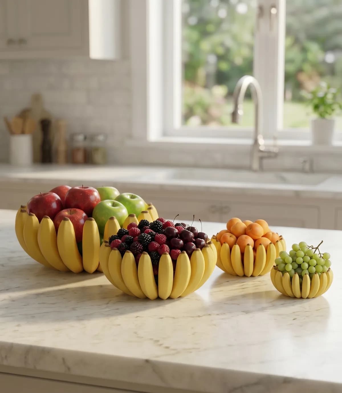 Tigela de Banana para Frutas