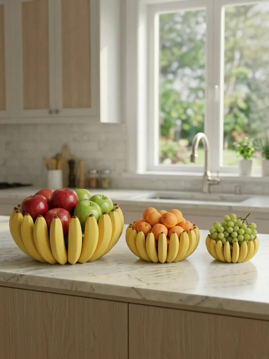 Tigela de Banana para Frutas