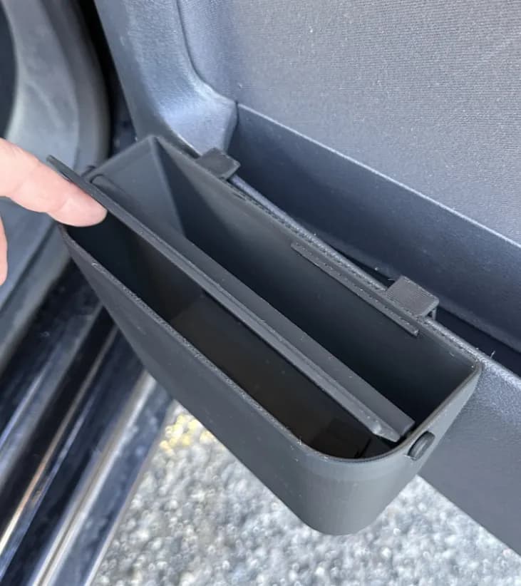 Lixeira de Bolso para Porta de Carro com Tampa