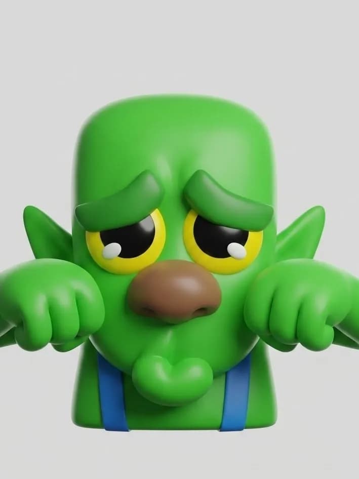 Emote de Goblin Clash Royale