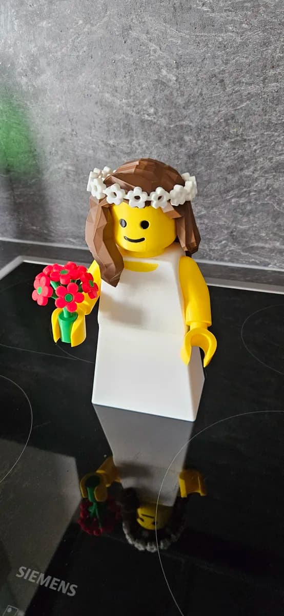 Homem de Tijolo e Noiva 20 cm