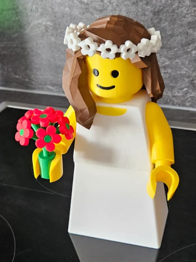 Homem de Tijolo e Noiva 20 cm