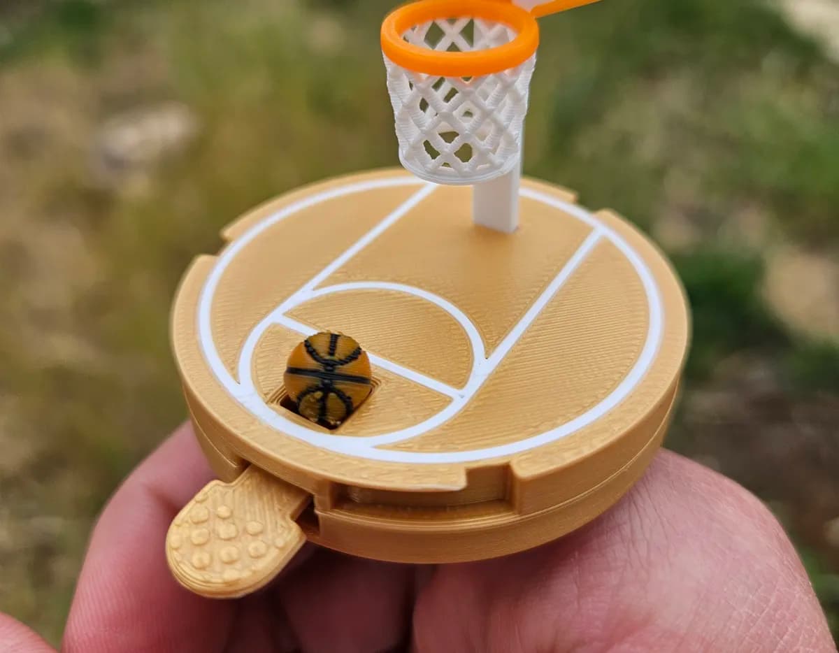 Mini Quadra de Basquete de Dedo