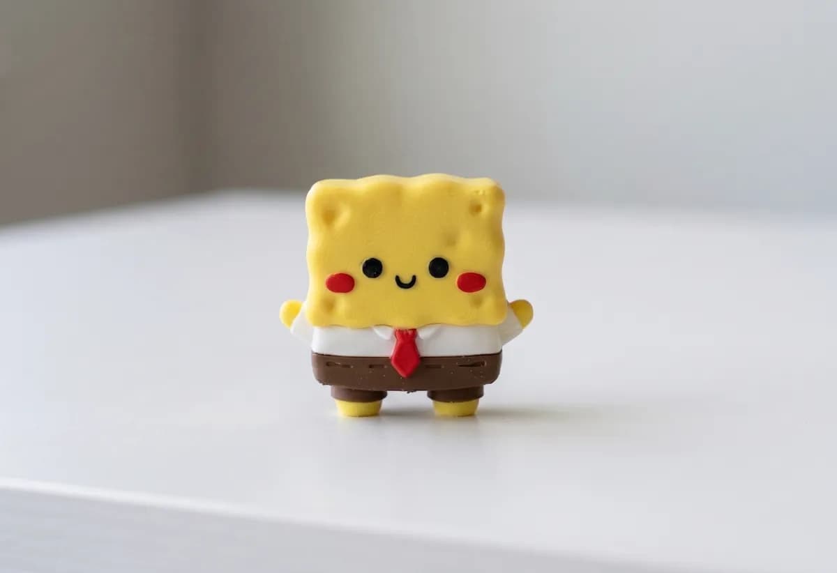 Trio Bob Esponja, Patrick e Lula Molusco (Chibi)