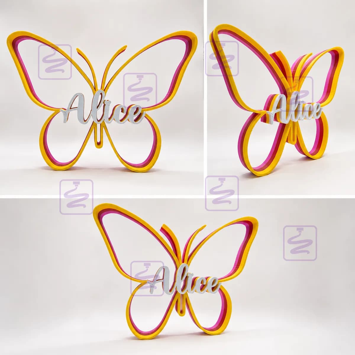Borboleta com Nome Personalizado