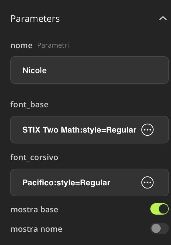 Nome e Letra Personalizados