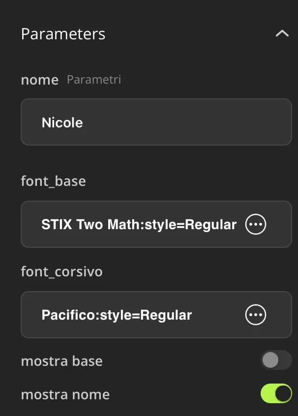 Nome e Letra Personalizados