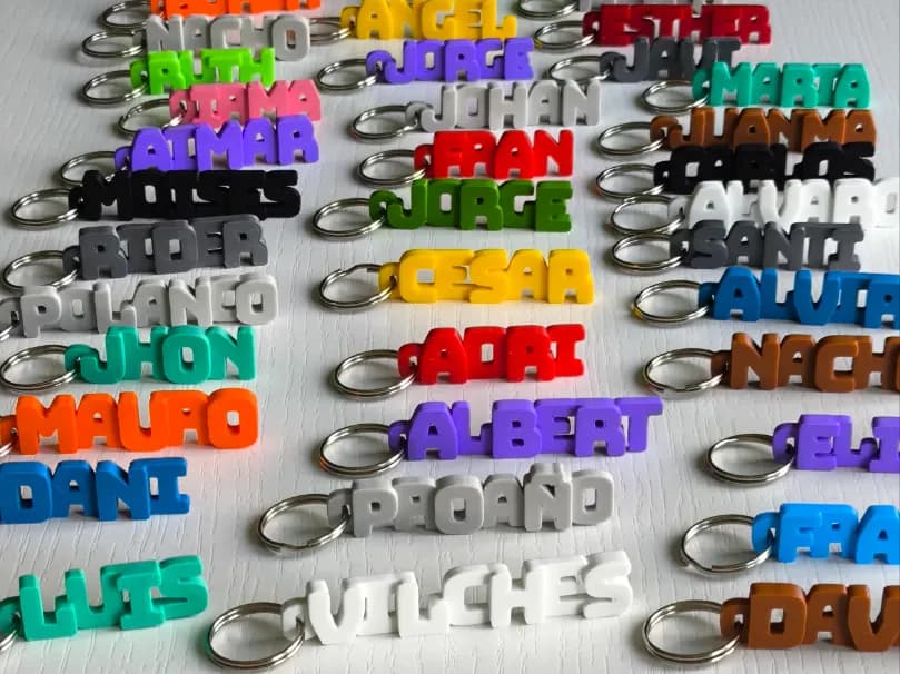 Chaveiro de Nome Personalizado Clássico