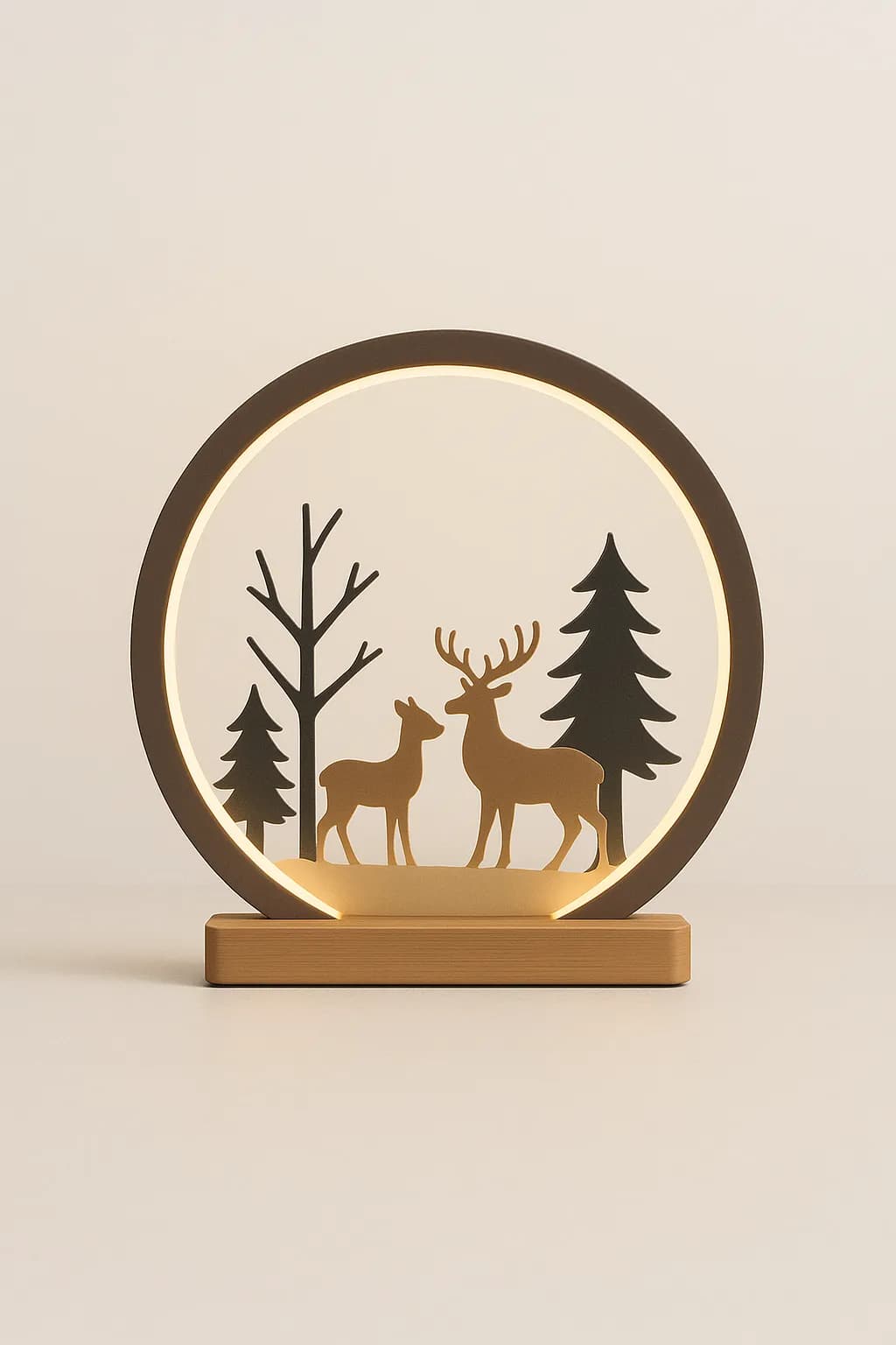 Casinha de Vela com Paisagem de Inverno