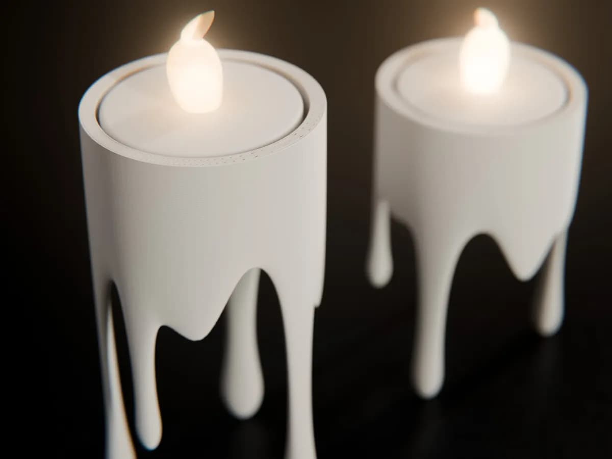 Vela Flutuante LED
