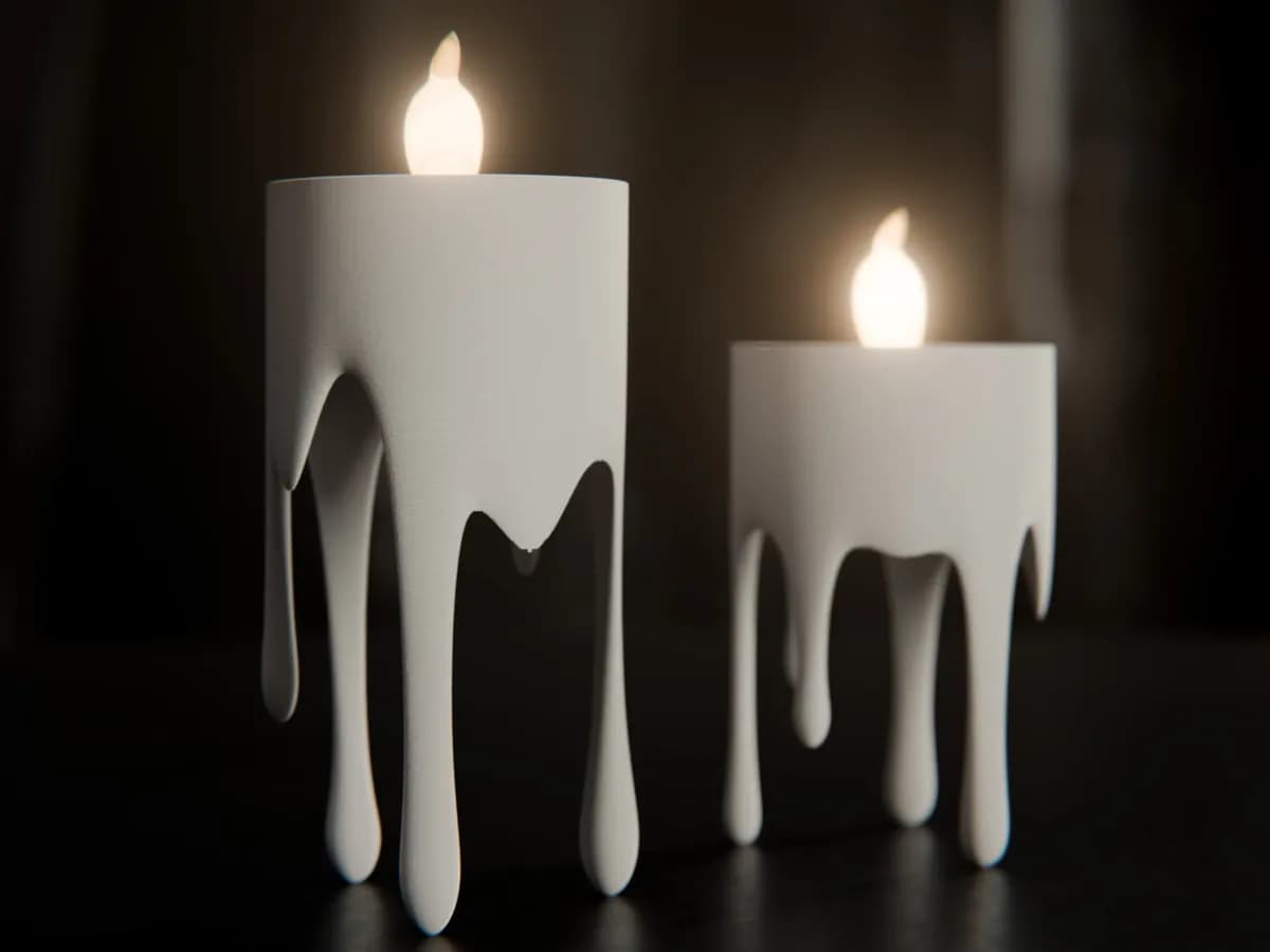 Vela Flutuante LED