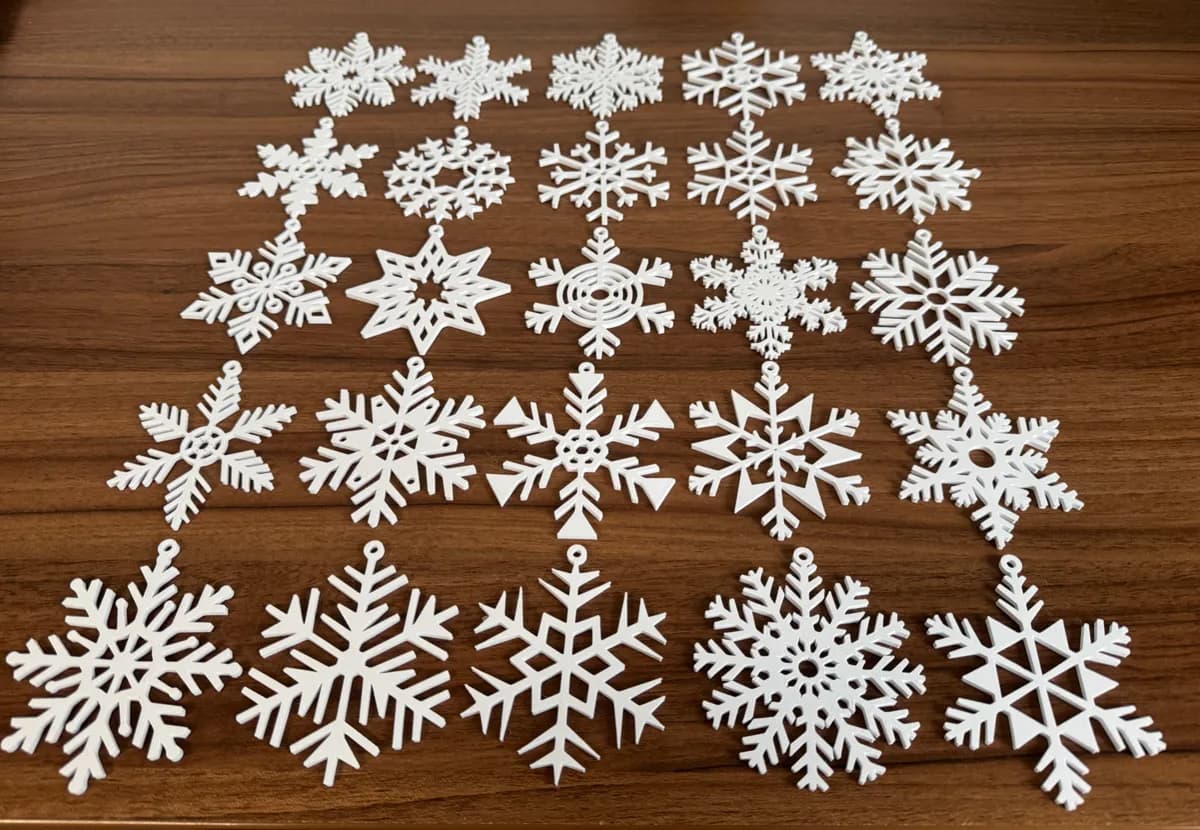 Enfeites Floco de Neve