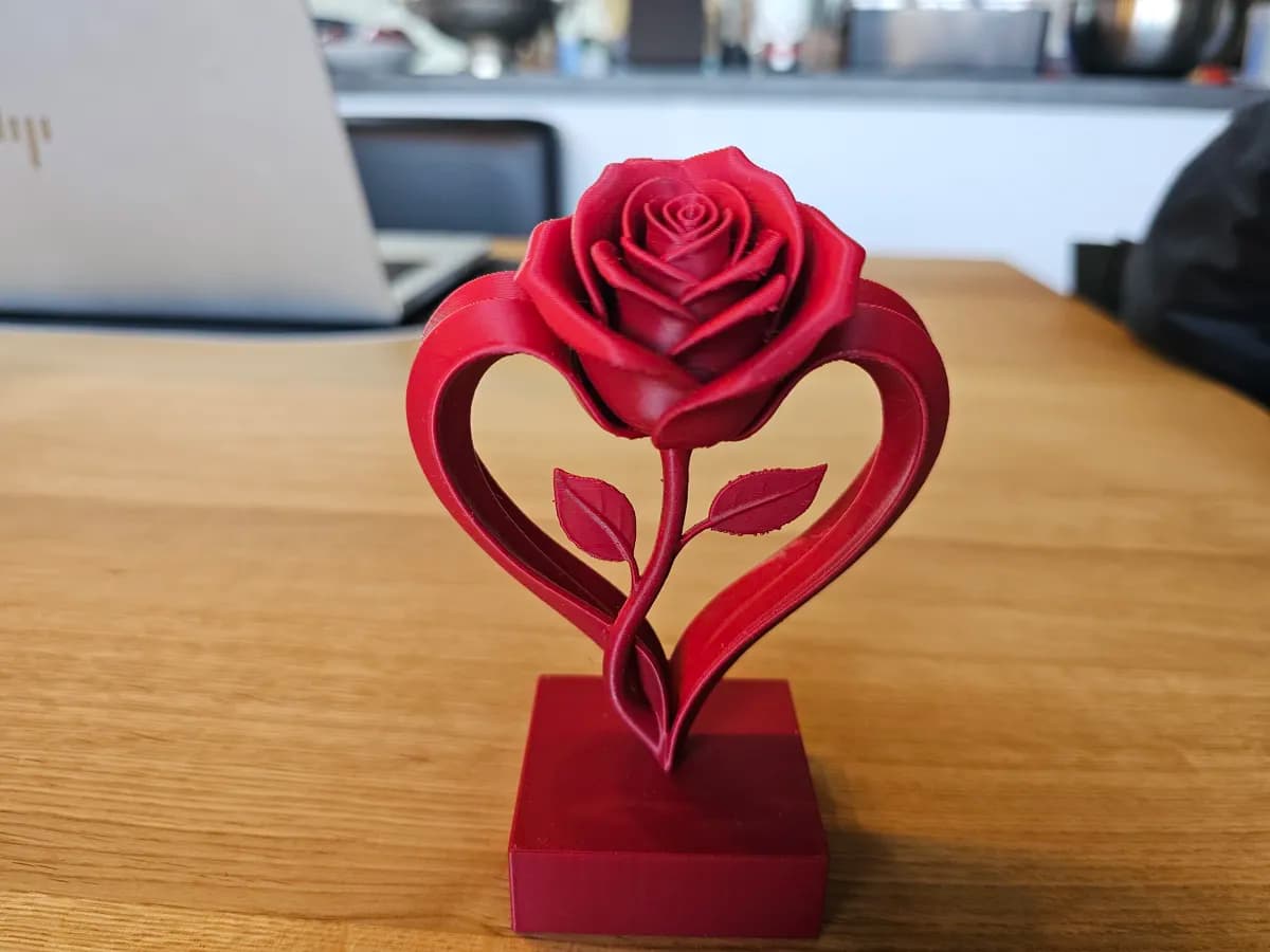 Rosa Eterna Coração