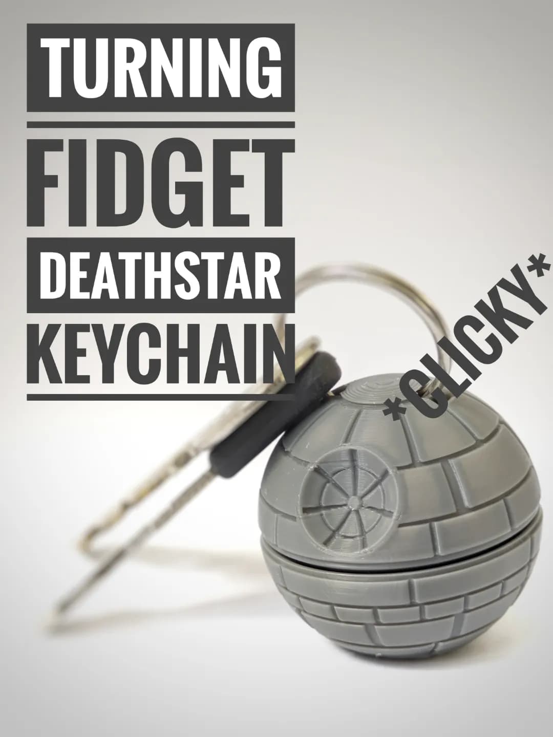 Chaveiro Estrela da Morte Fidget