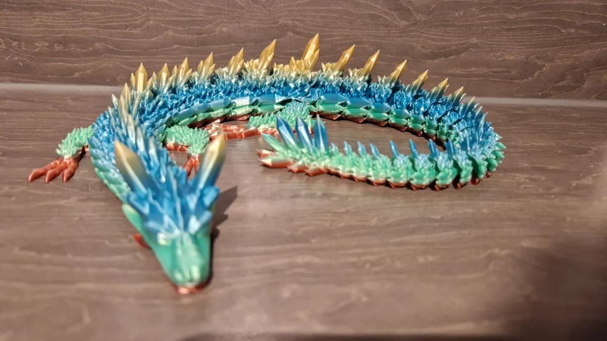 Dragão de Cristal Articulado