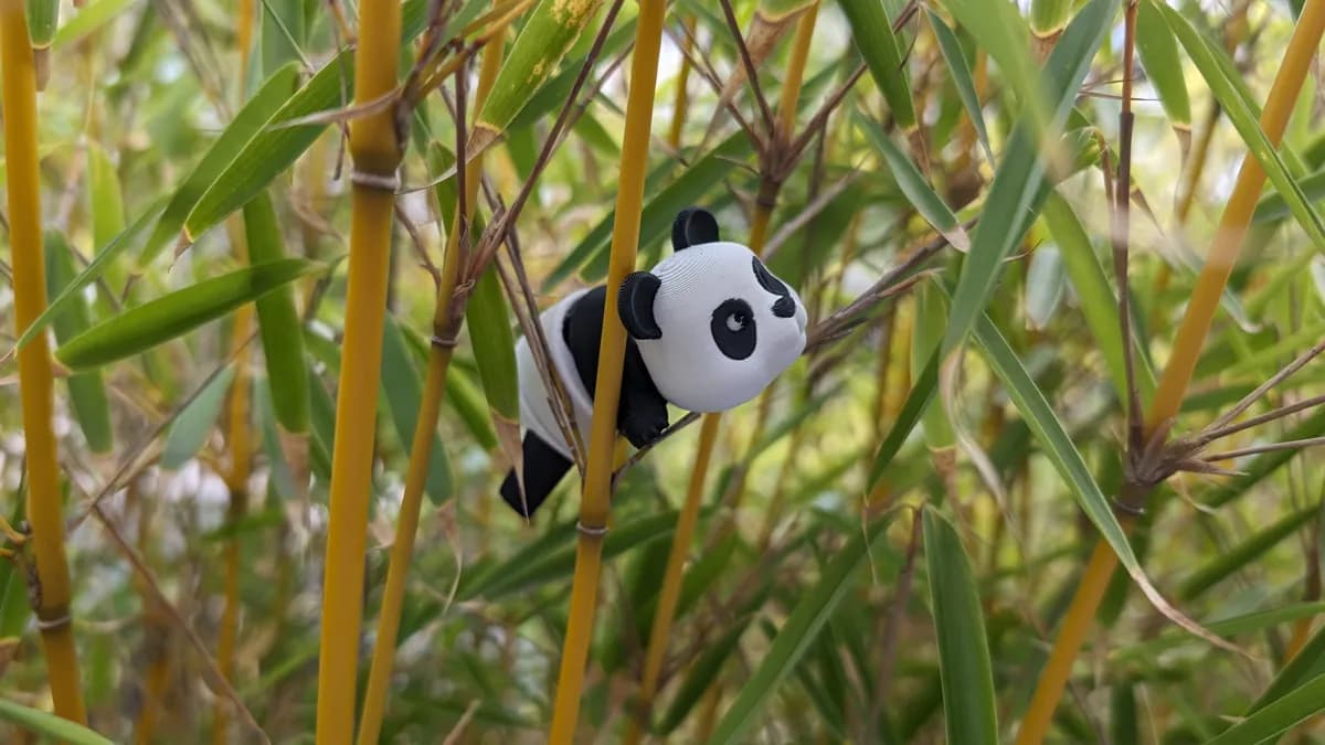 Chaveiro Panda Articulado