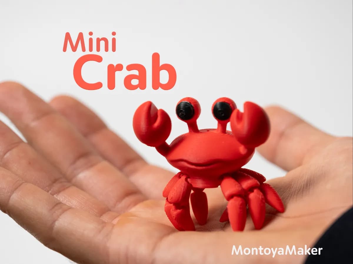 Chaveiro Mini Caranguejo Articulado